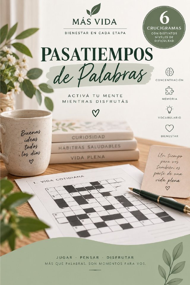 Portada de Pasatiempos de Palabras